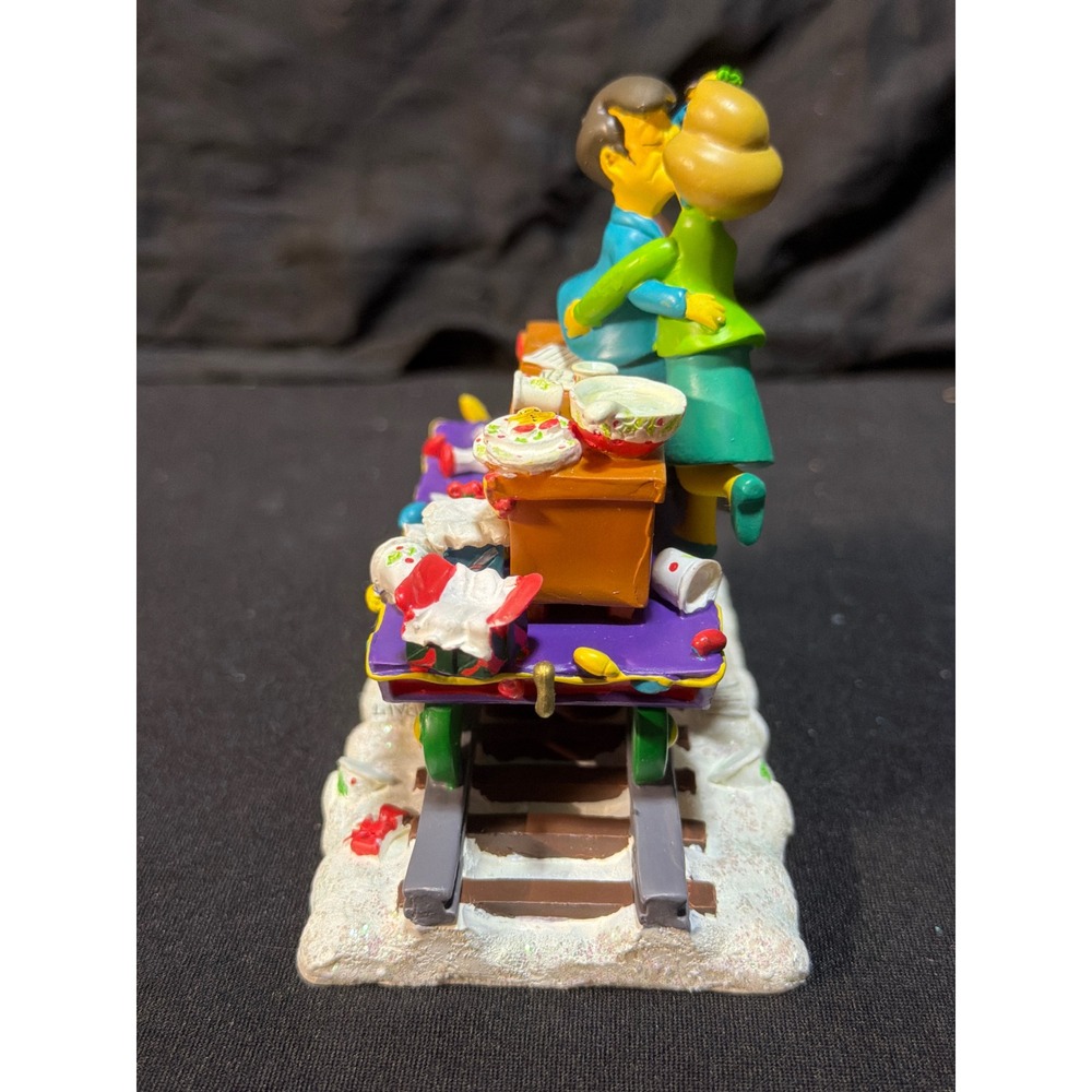 The Simpsons Christmas Express Class is in Session Sculpture Hamilton Collection - Picture 4 of 8